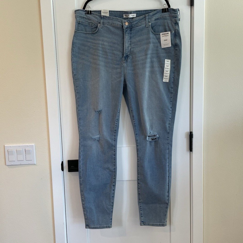 NWT Levis Levi Strauss Signature Gold Jeans Women Shaping Skinny Slimming 2XL 20